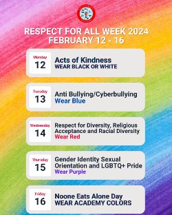 Respect for all week